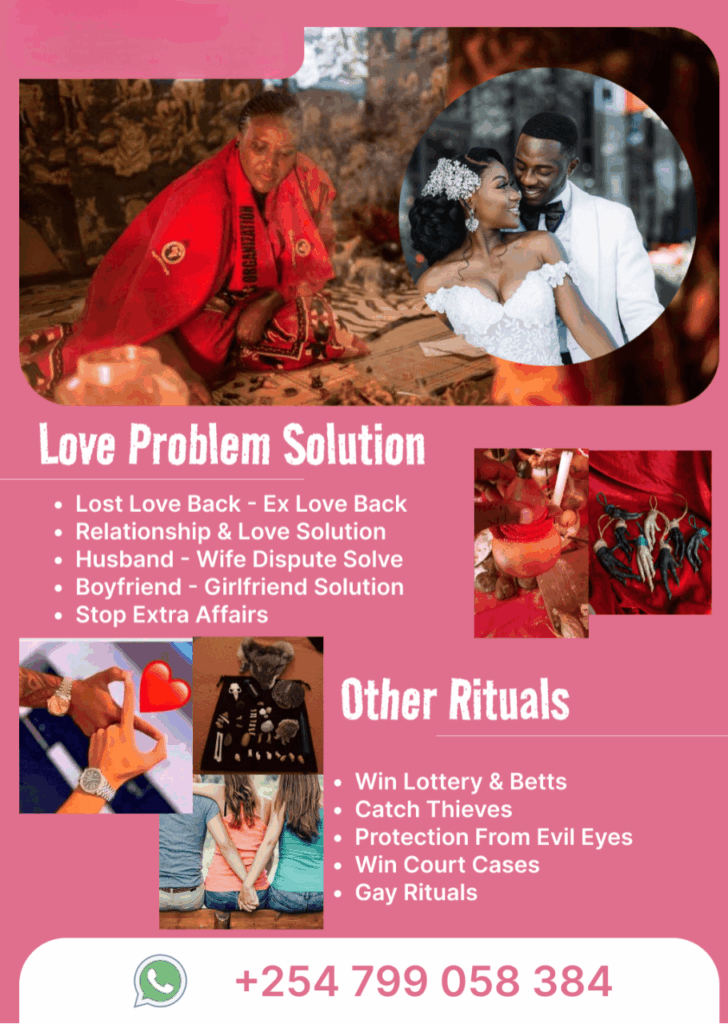 Powerful witch doctor in Kenya Mganga wa kienyeji Nairobi Trusted herbalist in Kenya Get rich spells Kenya (1)