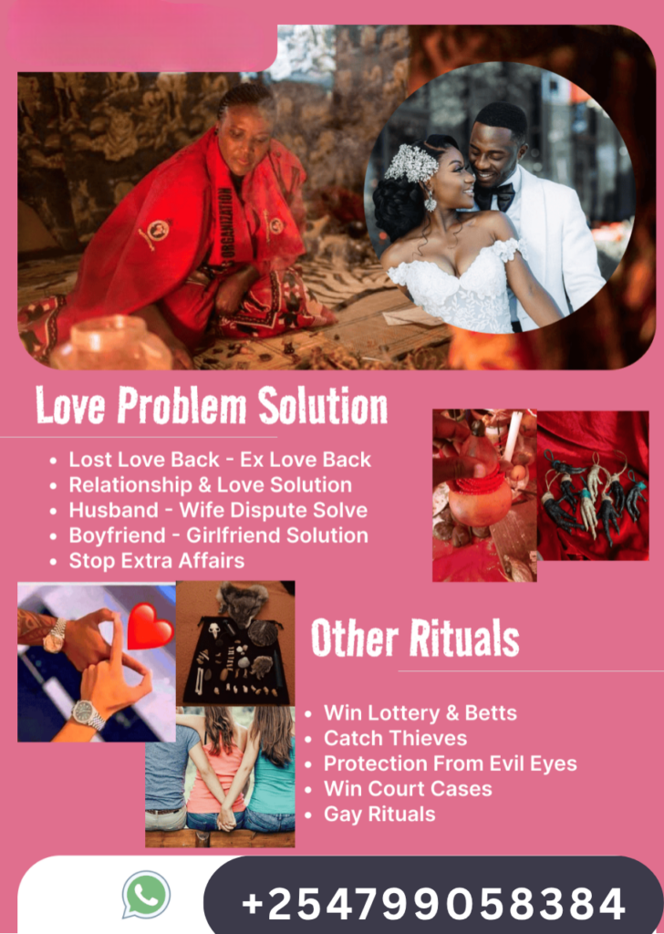 Powerful witch doctor in Kenya Mganga wa kienyeji Nairobi Trusted herbalist in Kenya Get rich spells Kenya
