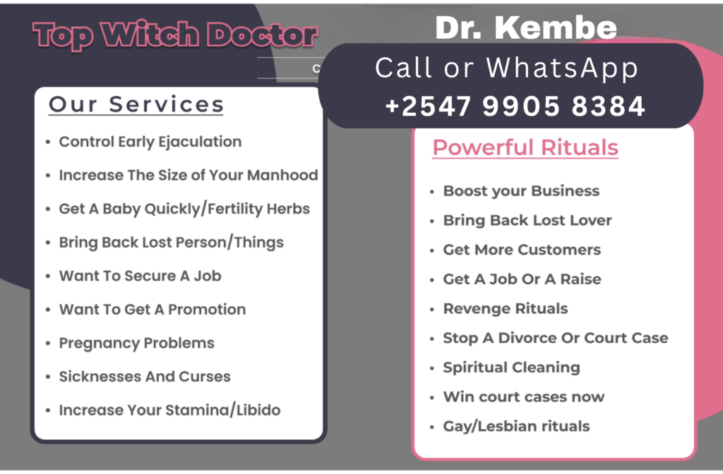 witchdoctor DOCTOR kembe